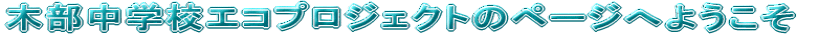 �ؕ����w�Z�G�R�v���W�F�N�g�̃y�[�W�ւ悤����
